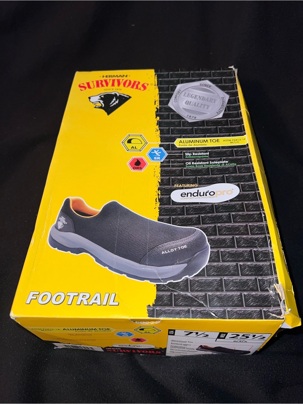 🆕 Herman Survivors - aluminum toe shoes